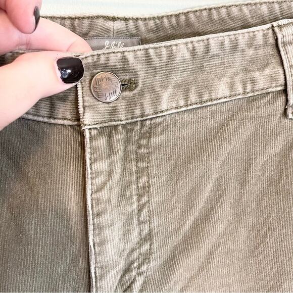 J. Jill Women's Olive Green Bootcut Corduroy Pants Size 14P - Picture 5 of 11